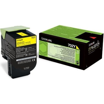 Lexmark 70C20Y0 (702Y) Toner Geel