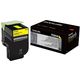 Lexmark 70C0H40 (700H) Toner Geel Hoge capaciteit