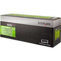 Lexmark 50F2U00 (502U) Toner Zwart Extra hoge capaciteit