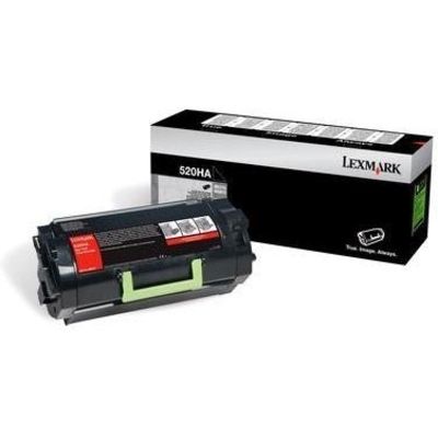 Lexmark 52D0HA0 (520HA) Toner Zwart Hoge capaciteit