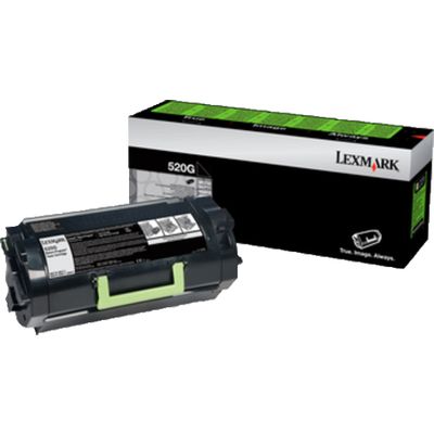 Lexmark 52D0XA0 (520XA) Toner Zwart Extra hoge capaciteit