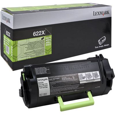 Lexmark 62D2X00 (622X) Toner Zwart Extra hoge capaciteit