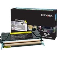 Lexmark X748H1YG Toner Geel Hoge capaciteit