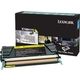 Lexmark X748H1YG Toner Geel Hoge capaciteit