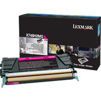 Lexmark X748H2MG Toner Magenta Hoge capaciteit