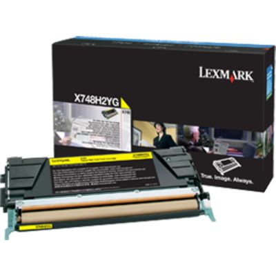 Lexmark X748H2YG Toner Geel Hoge capaciteit