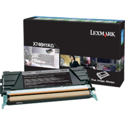 Lexmark X746H1KG Toner Zwart Hoge capaciteit