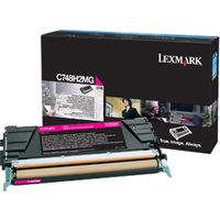 Lexmark C748H2MG Toner Magenta Hoge capaciteit