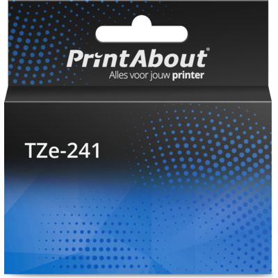 PrintAbout Huismerk vervangt Brother TZe-241 Multipack (18 mm) 5-pack