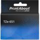 PrintAbout Huismerk vervangt Brother TZe-651 Multipack (24 mm) 5-pack