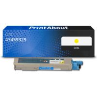 Huismerk OKI 43459329 Toner Geel