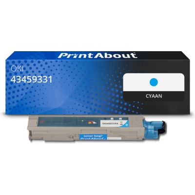 Huismerk OKI 43459331 Toner Cyaan
