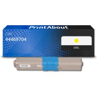 Huismerk OKI 44469704 Toner Geel