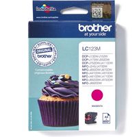 Brother LC-123M Inktcartridge Magenta