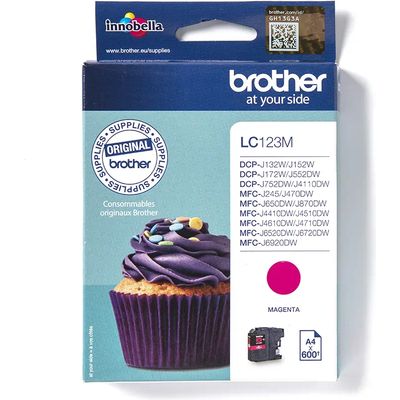 Brother LC-123M Inktcartridge Magenta