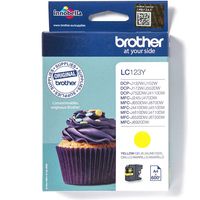 Brother LC-123Y Inktcartridge Geel