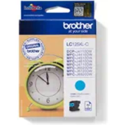Brother LC-125XLC Inktcartridge Cyaan Hoge capaciteit