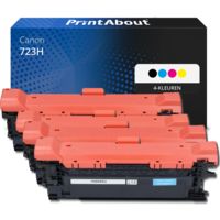 Huismerk Canon 723H  Toner 4-kleuren Multipack Hoge capaciteit