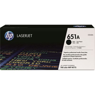 HP 651A (CE340A) Toner Zwart