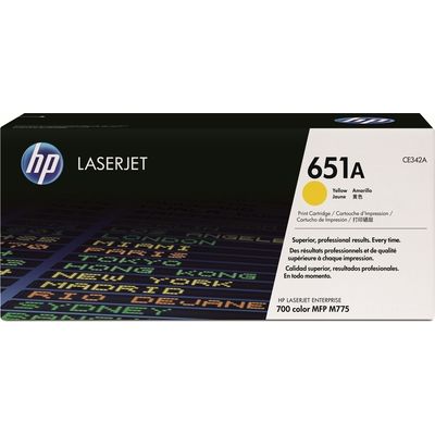 HP 651A (CE342A) Toner Geel