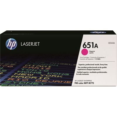 HP 651A (CE343A) Toner Magenta