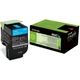 Lexmark 80C20C0 (802C) Toner Cyaan