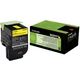 Lexmark 80C2HY0 (802HY) Toner Geel Hoge capaciteit