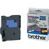 Brother TX-621 Tape Zwart op geel (9 mm)