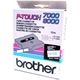 Brother TX-133 Tape Blauw op transparant (12 mm)
