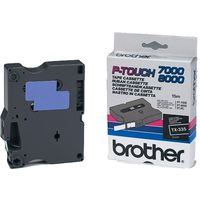 Brother TX-335 Tape Zwart op wit (12 mm)