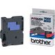 Brother TX-431 Tape Zwart op rood (12 mm)