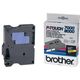 Brother TX-611 Tape Zwart op geel (6 mm)