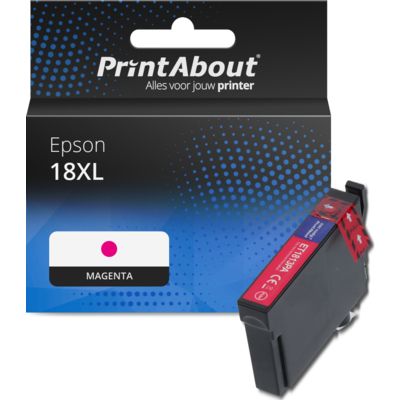Huismerk Epson 18XL (C13T18134012) Inktcartridge Magenta Hoge capaciteit