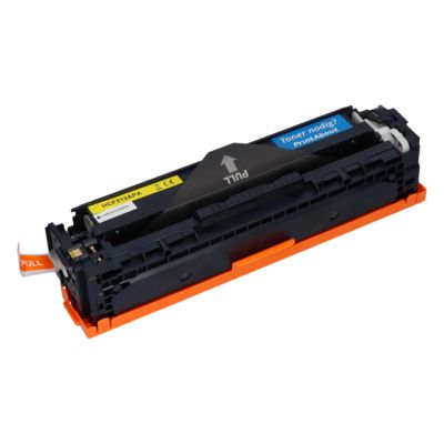 Huismerk HP 131A (CF212A) Toner Geel
