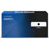 Huismerk Lexmark E460X11 (E460X11E) Toner Zwart Extra hoge capaciteit