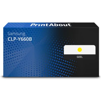 Huismerk Samsung CLP-Y660B (ST959A) Toner Geel
