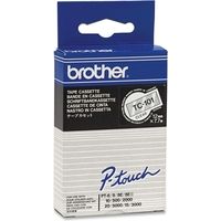 Brother TC-101 Tape Zwart op transparant (12 mm)
