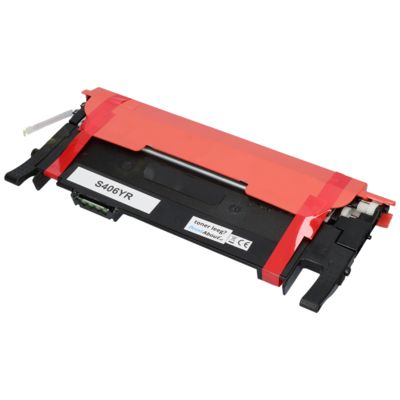 Huismerk Samsung CLT-Y406S (SU462A) Toner Geel