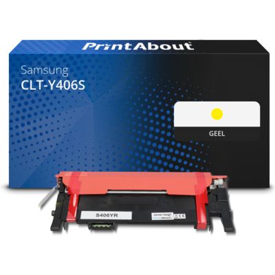 Huismerk Samsung CLT-Y406S (SU462A) Toner Geel