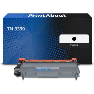 PrintAbout Huismerk vervangt Brother TN-3390 Toner Zwart Extra hoge capaciteit