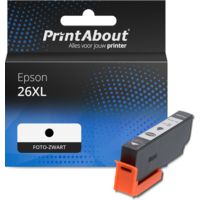 Huismerk Epson 26XL (C13T26314012) Inktcartridge Foto-zwart Hoge capaciteit