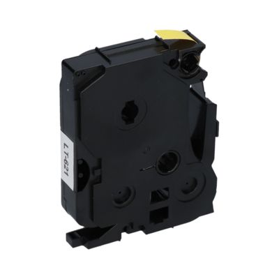 PrintAbout Huismerk vervangt Brother TZe-621 Tape Zwart op geel (9 mm)
