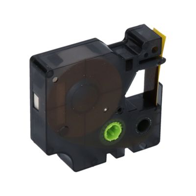 Huismerk Dymo 45018 (S0720580) Tape Zwart op geel (12 mm)