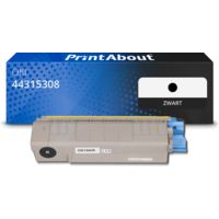 Huismerk OKI 44315308 Toner Zwart