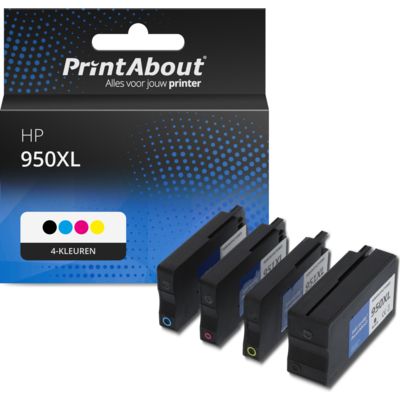 Huismerk HP 950/951XL (C2P43AE) Inktcartridge 4-kleuren Multipack Hoge capaciteit
