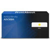 Huismerk Konica Minolta A0V306H Toner Geel Hoge capaciteit