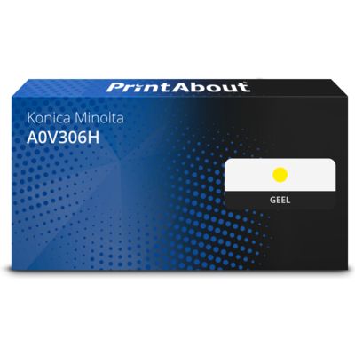 Huismerk Konica Minolta A0V306H Toner Geel Hoge capaciteit