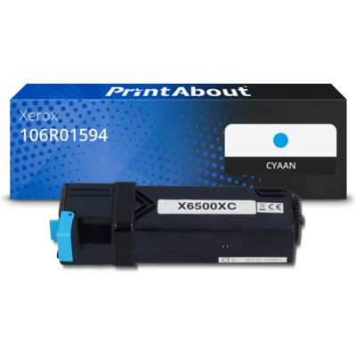 Huismerk Xerox 106R01594 Toner Cyaan