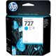 HP 727 (B3P13A) Inktcartridge Cyaan