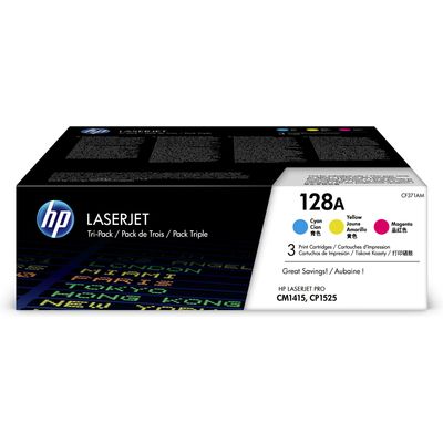 HP 128A (CF371AM) Toner 3-kleuren Multipack